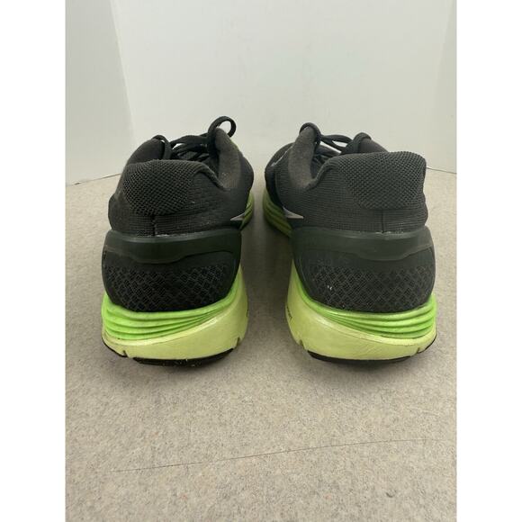 Women’s Nike Lunarglide Running Athletic Sneaker Shoes Black Neon Green Size 7.5 - Picture 6 of 12